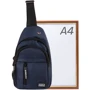 Мужская сумка-слинг Valiria Fashion синяя (3DETAM-1202-6): Материал Полиэстер