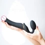 Безремневой страпон Strap-On-Me VIBRATING Black M