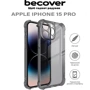 Чохол для iPhone BeCover TPU Case Anti-Shock Grey для iPhone 15 Pro (710623): Тип чохла накладка на заднюю часть