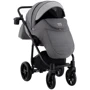 Коляска 2 в 1 Adamex Hybryd Plus BR242 графіт - сіра шкіра (видавлені точка) (623685): Матеріал коліс поліуретан