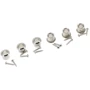 Колок Колки для гитары GRAPH TECH PRN-3422-N0 Acoustic 3+3 Butterbean Button Nickel