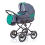 Универсальная коляска 3в1 ANEX CLASSIC C03 (jeans - green eco-leather): Ширина шасси 58 см