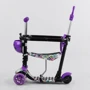 Самокат Best Scooter с защитным бампером фиолетовый (S 9602): Тип колес литые
