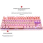 Клавиатура Motospeed K82 Hot-Swap Outemu Red USB Pink (mtk82phsr): Подключение проводное