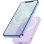 Внешний аккумулятор Hoco Power Bank 5000mAh J109 Easy MagSafe PD 20W Purple: Кабели/переходники для смартфонов в комплекте USB Type-C