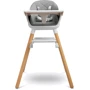 Стульчик для кормления Caretero Bravo Grey (Hnrt_4676): Материал пластик