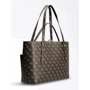 Женская сумка тоут Guess Eco Brenton Tote темно-коричневая (HWESG839023-BNL): Пол Женский