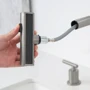 Смеситель для раковины Lefton Two-Handle Widespread Waterfall & Pull-Out Bathroom Faucet with Temperature Display-BFWS2401 Brushed Nickel фото 11
