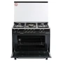 Газова плита Fresh N90 G5 / 01 (60x90) (чорний / нержавіюча сталь): Тип духовки газова