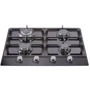 Варочная поверхность газовая Pyramida PFG 644 STX (black)