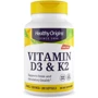 Healthy Origins Vitamin D3 50 mcg Vitamin K2 200 mcg Вітамін Д3 і К2 180 гелевих капсул