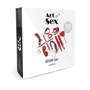 Набор Art of Sex - BDSM Set Leather, 10 предметов, натуральная кожа, черный