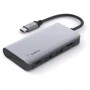 Адаптер Belkin Adapter USB-C to HDMI + 2xUSB + USB-C (AVC006BTSGY): Колір сірий