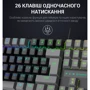 Клавіатура GamePro MK100R: Тип клавіш механический