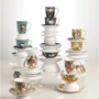 Чашка Maxwell & Williams для чаю з блюдцем Midnight Blossom Kilburn порцелянова 17.5х17.5х9 см 480 мл (WK01300): Обсяг 480 мл
