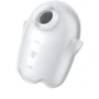Вакуумный клиторальный стимулятор с вибрацией Satisfyer Glowing Ghost White