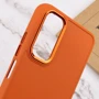 Аксессуар для смартфона TPU Case Bonbon Metal Style Papaya for Samsung A525 Galaxy A52/A528 Galaxy A52s 5G/A526 Galaxy A52 5G: Цвет оранжевый