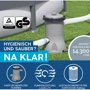Бассейн Bestway каркасный 427-250-100 см (56714) 7250 л (фильтр-насос, лестница, тент, окно 2 шт) фото 3