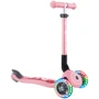 Самокат GLOBBER серии JUNIOR FOLDABLE LIGHTS пастельно-розовый с цветами (433-210): Тип тормоза ножной