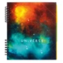 Комплект блокнотов "Universe" 170х205 мм, евроспираль, 120 листов, 3 пластиковых разделителя, клетка, 5 шт. (O20345) фото 3