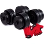Гантель Iron Body бітумні 2x16 кг з рукавичками фото 9