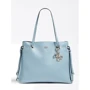Женская сумка тоут Guess Digital Shopper голубая (HWVG6853240-SKY)