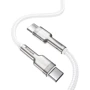 Кабель Baseus Cable USB-C to USB-C Cafule Metal 100W 2m White (CATJK-D02): Тип USB-C - USB-C