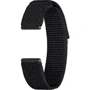 Samsung D-Buckle Fabric Band Band (20mm, M/L) Black for Samsung Watch 4 / 5 / 6 (ET-SVR94LBEGEU)