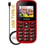 Мобильный телефон Sigma mobile Comfort 50 EASY TYPE-C Red (UA UCRF): Оперативная память 32 МБ
