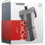 Кавоварка гейзерна Vinzer Moka Granito на 3 чашки 50397: Колір серый