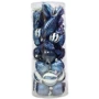 Набор елочных игрушек Stenson 39 шт Синие (R90674 blue)