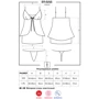Двухслойный бебидолл с кружевной накидкой Obsessive 811-BAB-4, S/M