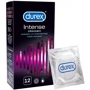 Акционный набор для влюбленных Durex Презервативы латексные со смазкой Intense Orgasmic № 12 + Интимный гель-смазка, INTENSE ORGASMIC 10 ml