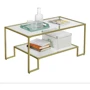 Журнальный столик Leobert Madison в стиле Loft золотистый (5903332071524)	: Ширина, см 100