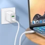 Кабель Hoco USB-C to USB-C X97 Crystal 3A 60W 1m Light Gray: Довжина 1 м