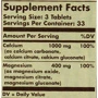 Solgar Calcium Magnesium 100 Tablets: Форма выпуска Таблетки