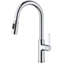 Смеситель для кухни Lefton Copper Kitchen Pull-Down Faucet with 3 Water Outlet Modes-KF2202 Chrome