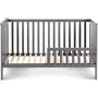 Детская кроватка Klups IWO 140х70 см с перегородкой серая