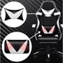 Кресло геймерское PLAYER с подставкой для ног White/Black (100009) фото 2