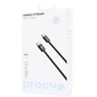 Кабель Proove Cable USB-C to USB-C Energy Stream 60W 1m Black (CCES60002201): Длина 1 м