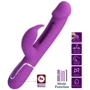 Вибратор с стимулятором клитора LYBAILE Pretty Love Kampas Rabbit 3 in 1 Purple (BW-500025-3)
