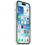 Чохол для iPhone Apple Silicone Case з MagSafe Soft Mint (MWNC3) для iPhone 15 фото 5