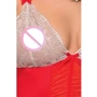 Изысканное боди Passion LORAINE BODY red XXL/XXXL