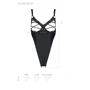 Сексуальное боди Passion CELINE BODY black XXL/XXXL
