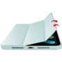 Аксессуар для iPad BeCover Case Book Soft TPU Tri Fold Light Blue for iPad Mini 7 2024 (712447): Материал искусственная кожа