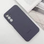 Чехол для телефонов Lakshmi Premium Silicone Case with Logo Full Camera Dark Gray for Samsung A256 Galaxy A25 5G: Материал силикон
