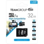 Карта памяти Team 32GB microSDHC Class 10 UHS-I U1 High + adapter (TDUSDH32GUHS03): Объем 32 ГБ
