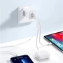Зарядное устройство WIWU Wall Charger 2xUSB-C+USB GaN X-TR-259AEU 65W White: Особенности Быстрая зарядка