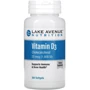 Lake Avenue Nutrition Vitamin D3 Витамин Д3 1000 МЕ 360 мягких желатиновых капсул