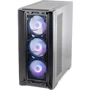 Корпус QUBE ARGON ARGB Black (ARGON_F1AU3): Форм-фактор материнской платы E-ATX/ATX/MicroATX/Mini-ITX